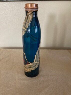 The Legend of the Cranes Copper Bottle